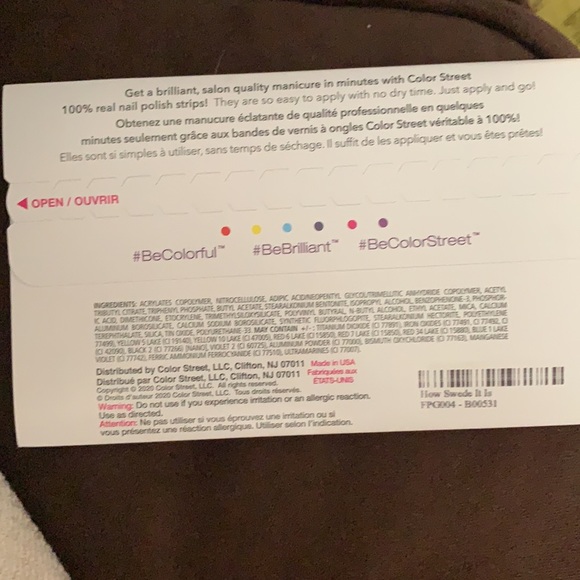 Pedicure Polish strips - Picture 2 of 3